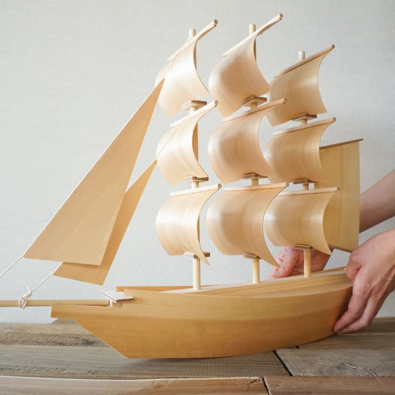 木工工作キット 経木アート 帆船 | woodplaza