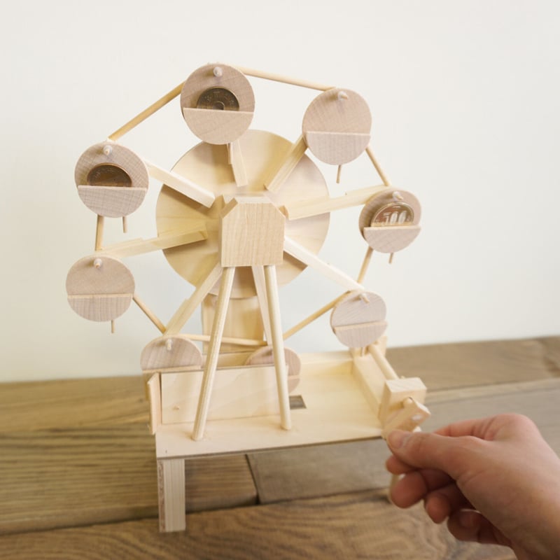 木工工作キット 観覧車貯金箱 | woodplaza's STORE
