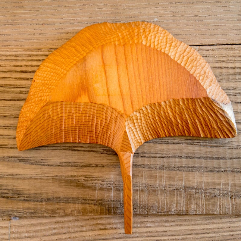 木製台(いちょう) 桂一本脚駒台 4寸盤用 | 前川榧碁盤店