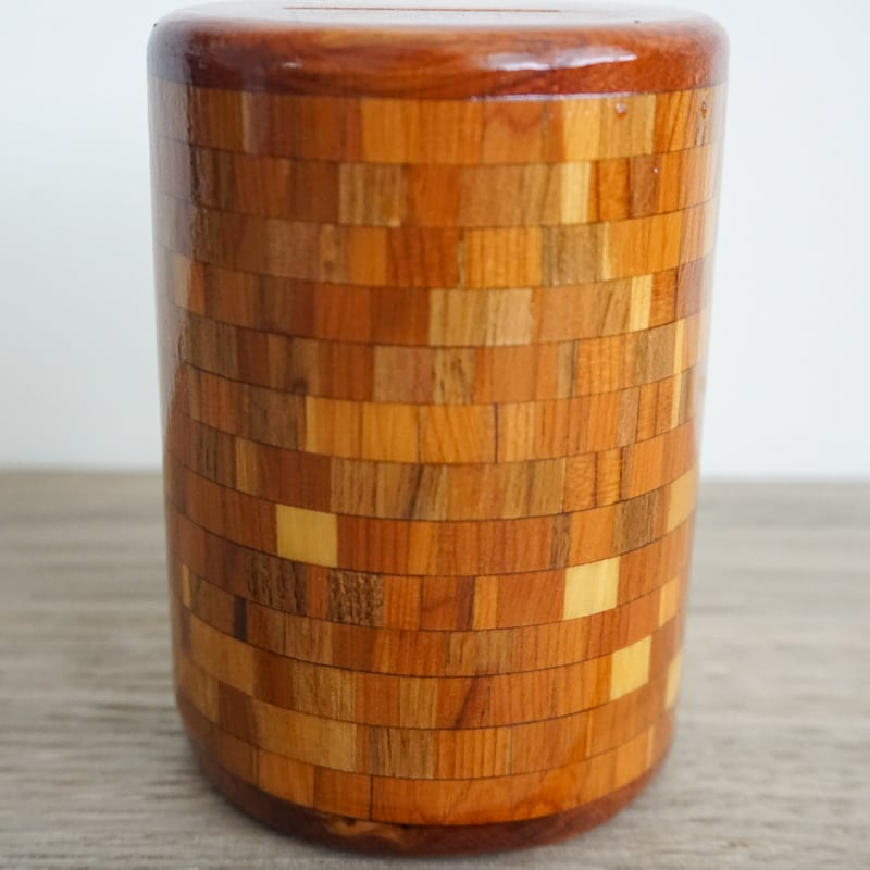 道産材 寄木細工 貯金箱 | woodplaza's STORE