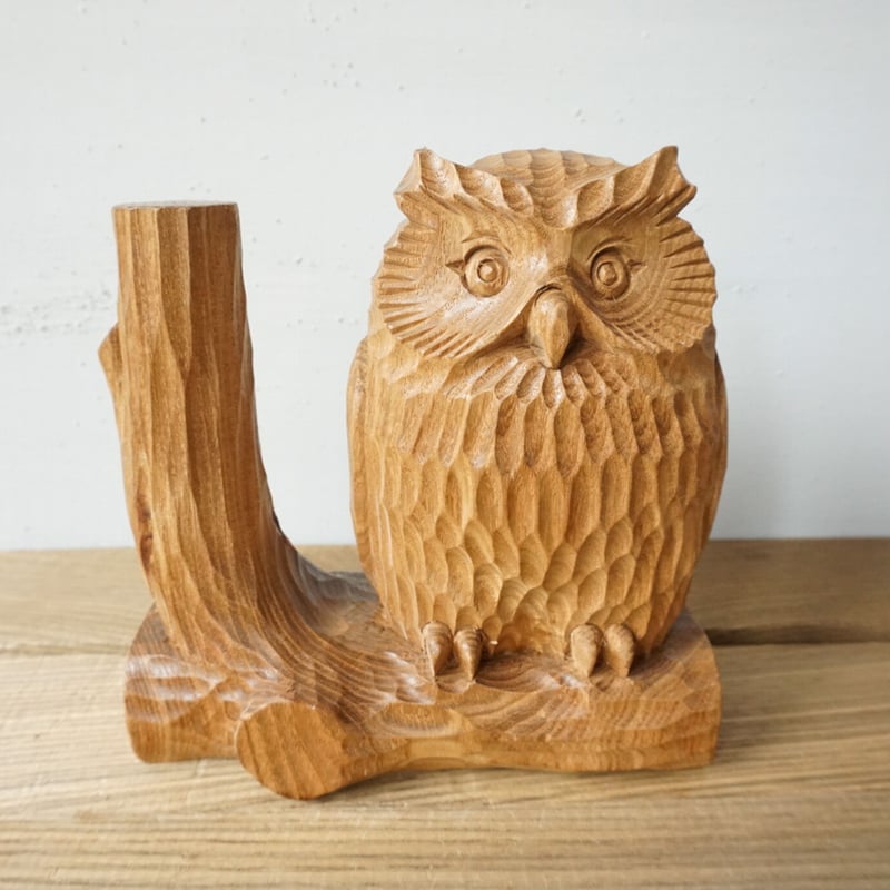 フクロウ（とまり木）