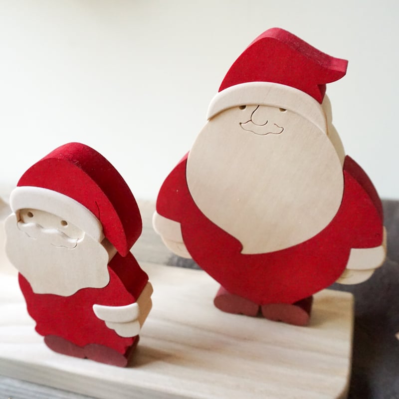サンタクロースとクリスマスツリー | woodplaza's STORE