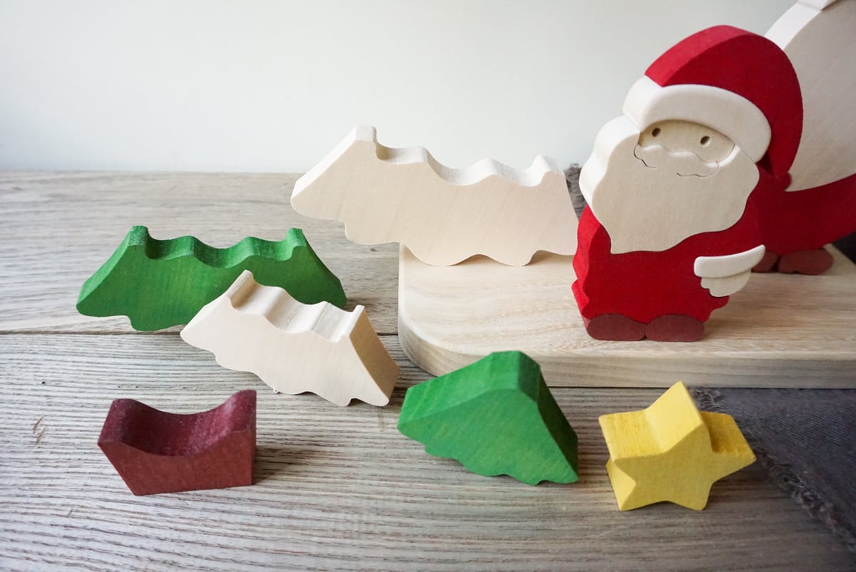 サンタクロースとクリスマスツリー | woodplaza's STORE