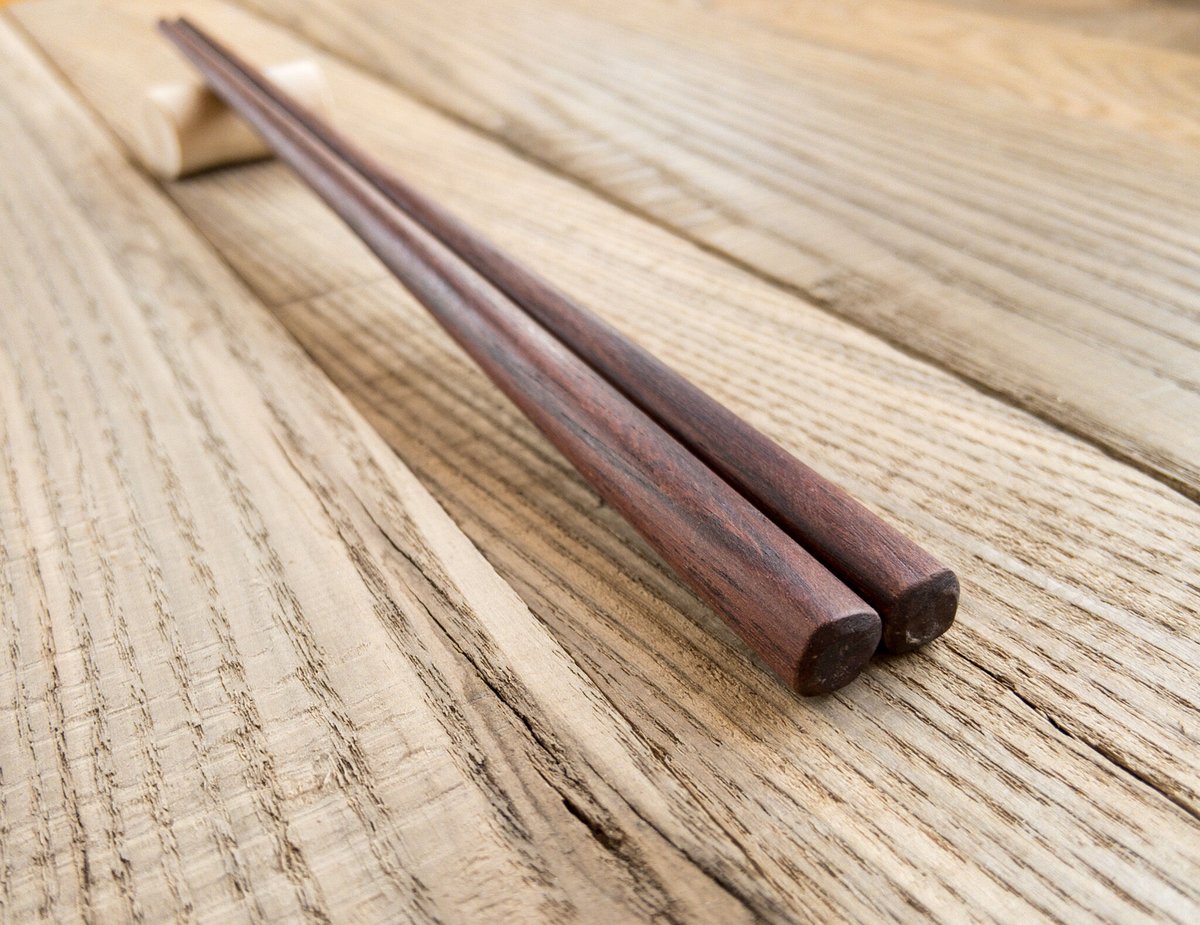紫檀 特大箸　美品 銘木箸 24㎝/紫檀 | woodplaza's STORE