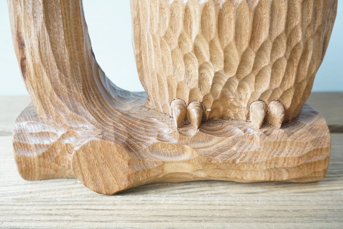 槐 とまり木フクロウ | woodplaza's STORE