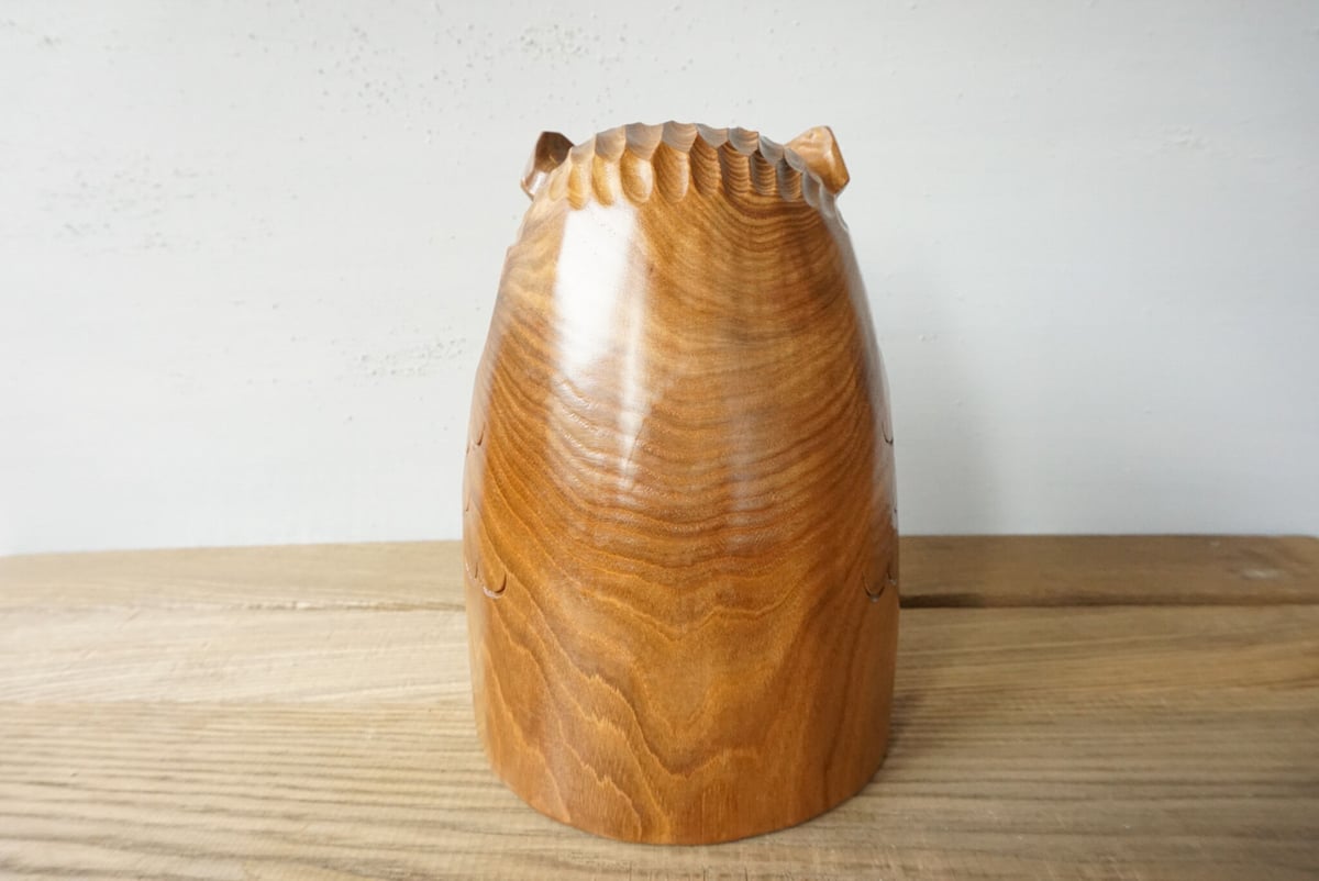 希少 幸人作 蝦夷シマフクロウ 【希望】 30cm 大型木彫 アート彫刻 希少 幸人作 蝦夷シマフクロウ 【希望】 30cm 大型木彫 アート彫刻