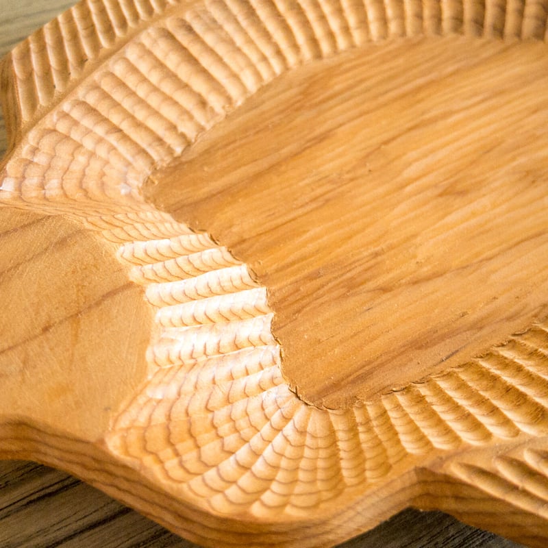 カレイ形木皿 / イチイ | woodplaza's STORE