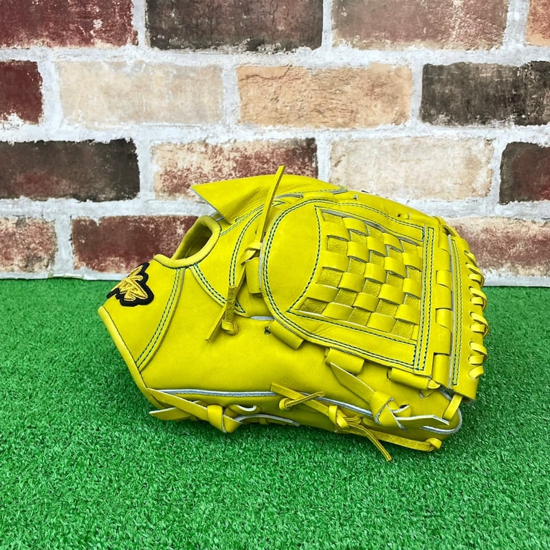 限定】YellStory エールストーリー 硬式グローブ SS061 レモンイエロー  