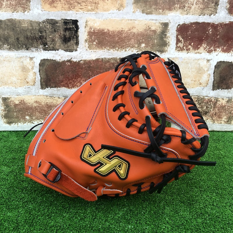 ハタケヤマ硬式限定キャッチャーミットvオレンジ ハタケヤマ硬式限定キャッチャーミットvオレンジ 【公式通販】