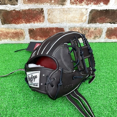 完売品】本革イサミパウンドグローブ黒ブレイキングダウン仕様カラー