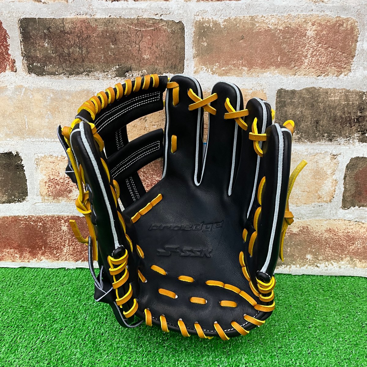 SSK 硬式用 グラブ 内野用 オレンジ クロスウェブ