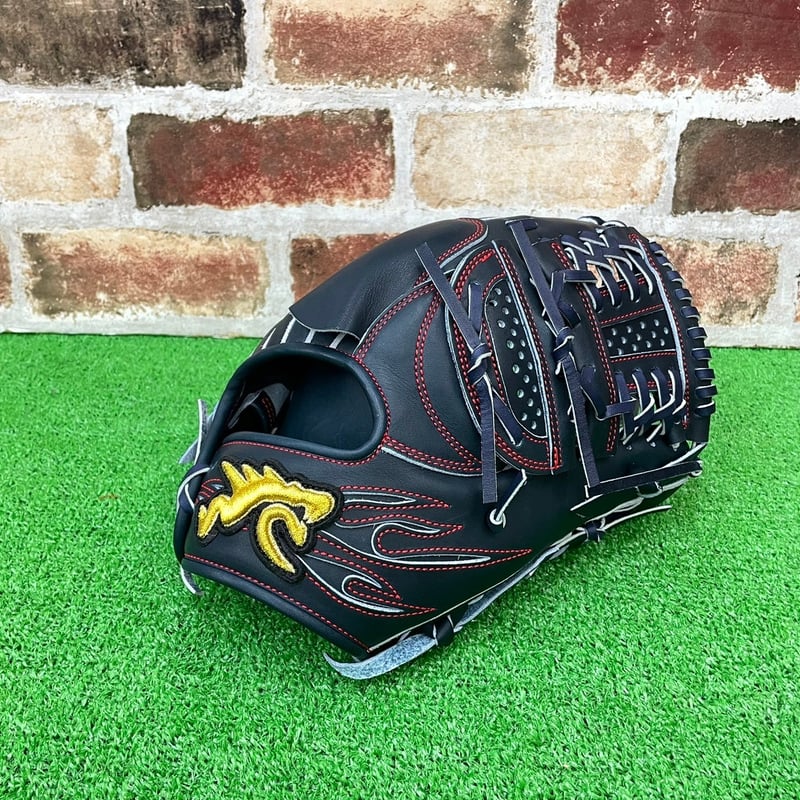 限定】glove studio RYU 硬式グローブ KAN型 投手用 Mブラック 高校野...