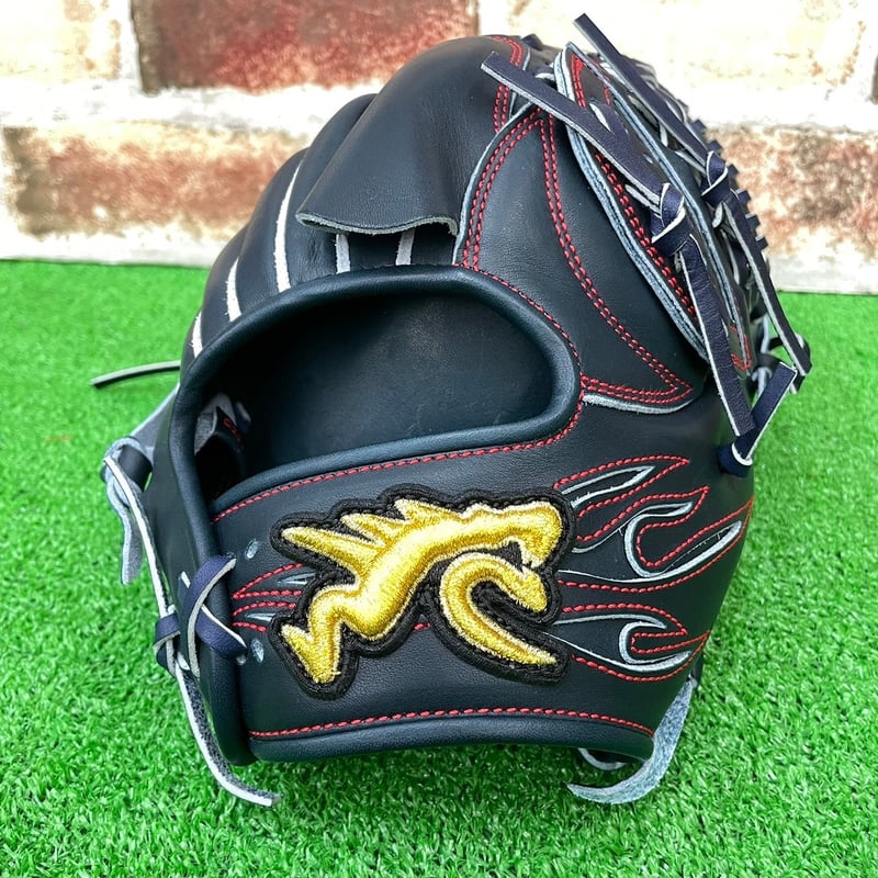 限定】glove studio RYU 硬式グローブ KAN型 投手用 Mブラック 限定】glove studio RYU 硬式グローブ KAN型 投手用 Mブラック