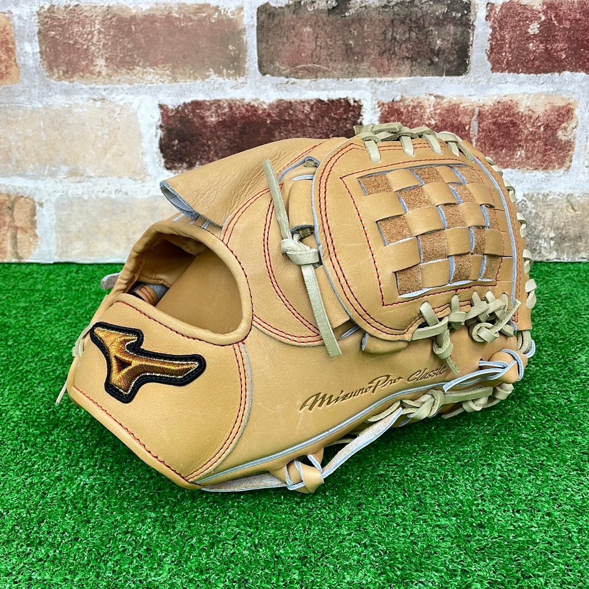 ミズノプロ MIZUNO Pro 最高級 極美品 硬式 投手用 旧ロゴ 廃