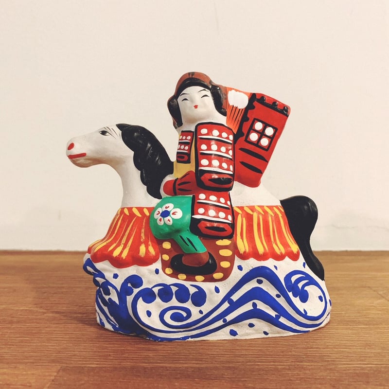 花巻人形の『波乗り武者』 | 象々の郷土玩具