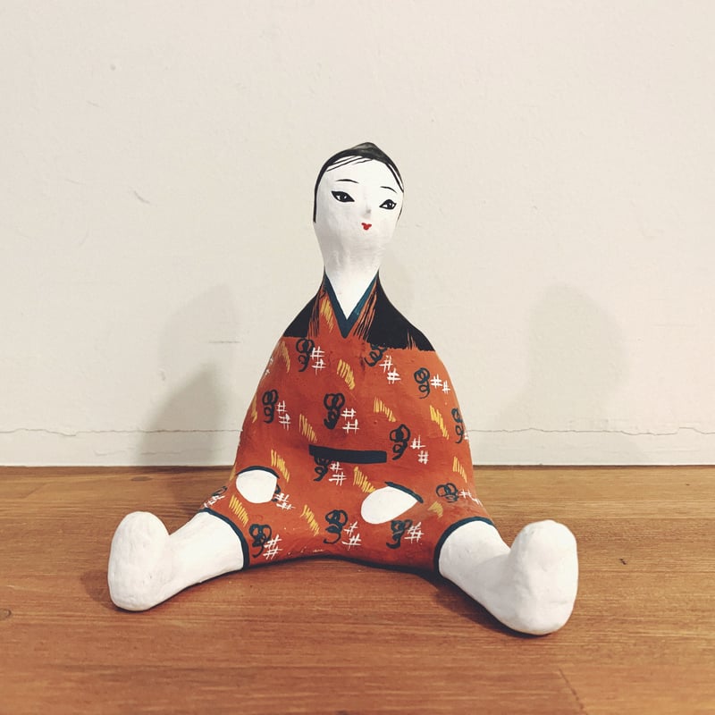琉球張子工芸庵『琉球絣の少女』 | 象々の郷土玩具