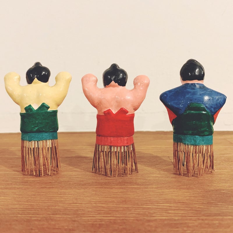 毛たたき人形『相撲』 | 象々の郷土玩具