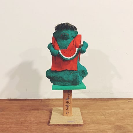 鹿島たかし 珍しい 首ぬけ 狐 面かぶり からくり 張子 人形 郷土玩具 こけし fit=scale-down,w=1200