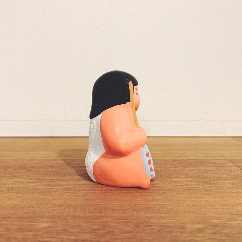 奈良井の土人形『金太郎』 | 象々の郷土玩具