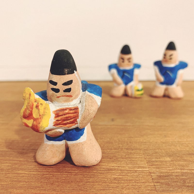 文字ヶ関人形(門司ヶ関人形)・柳瀬重朝の『和布刈神事』 3体セット