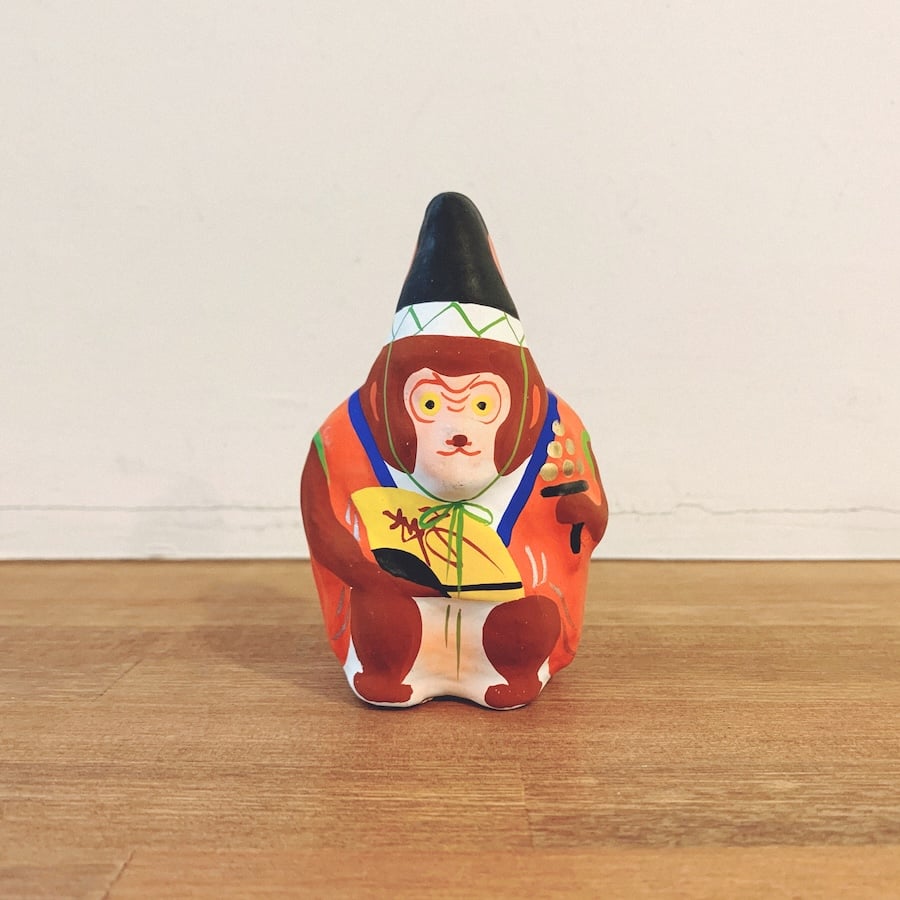 中島めんや『猿の三番叟』 | 象々の郷土玩具