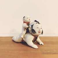 きしまやま一刀彫の大八車『羊』 | 象々の郷土玩具