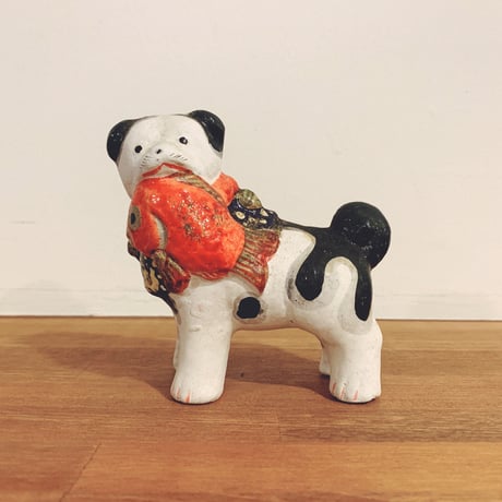 中野人形　福助　奈良久雄　土人形　郷土玩具　(9/6迄出品) 長野県 郷土玩具 中野人形 福助①中野土人形 奈良久雄 商売繁盛