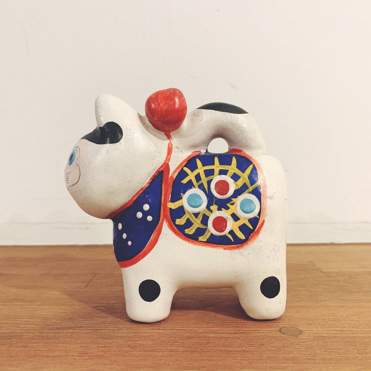 民芸品　雛人形　土鈴　大谷幸康　作 鈴幸人形店・鈴木幸之助の『犬』 | 象々の郷土玩具