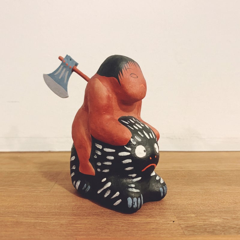 三春張子の『熊乗り金太郎』 | 象々の郷土玩具