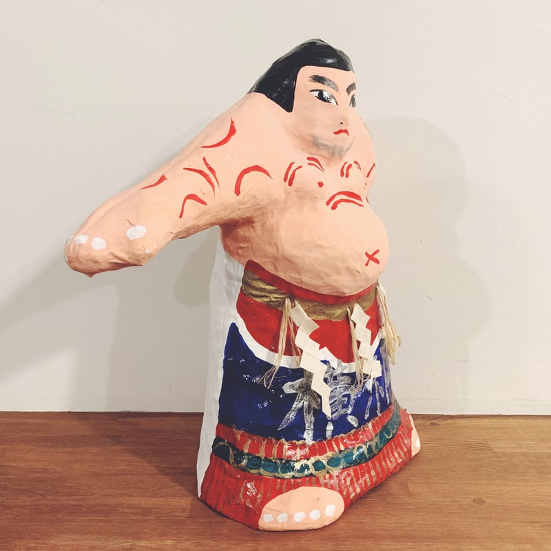 長門張子角力王鵬横綱民芸品郷土玩具
