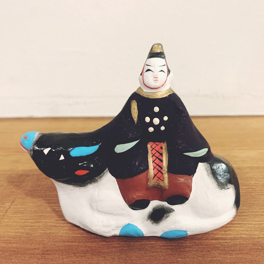 伏見人形・丹嘉『牛乗り天神』 | 象々の郷土玩具