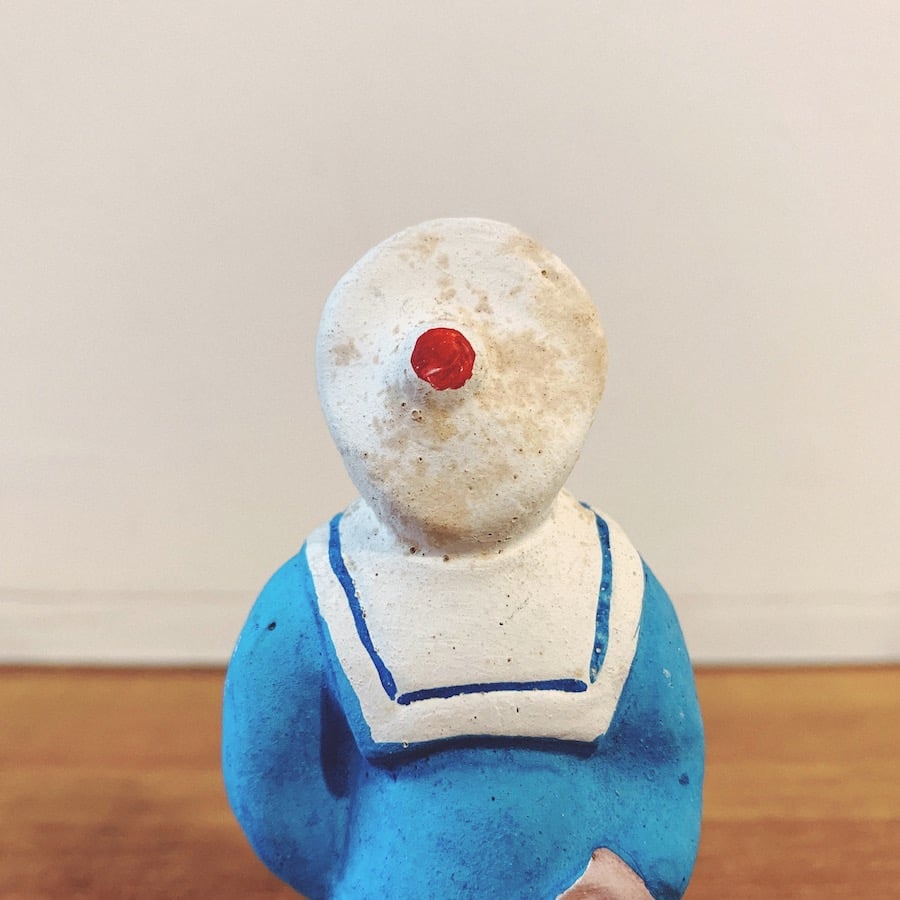 横浜開港人形　土人形　郷土玩具　横浜土産 横浜開港人形』5種 | 象々の郷土玩具