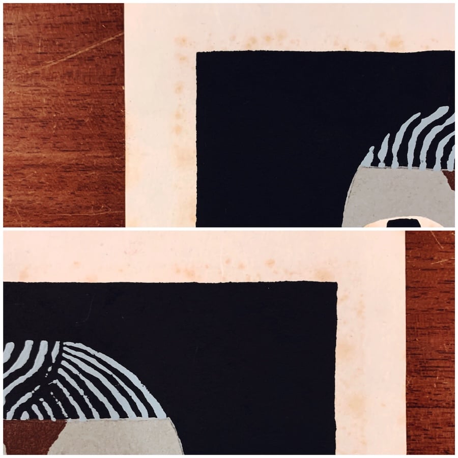 畦地梅太郎 木版画作品『ザイル』 | 象々の郷土玩具