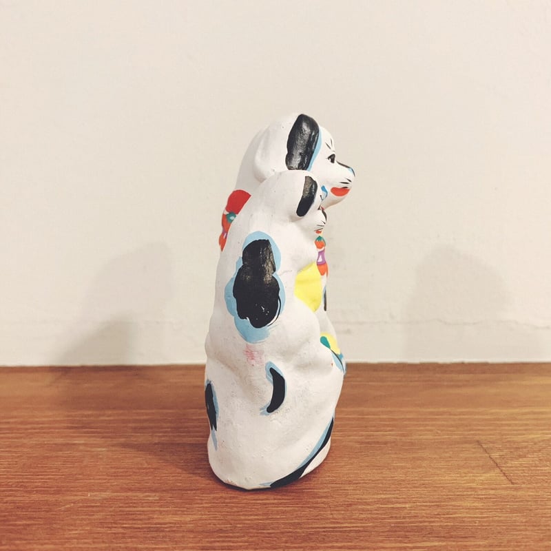 下川原土人形の『親子鞠犬』 | 象々の郷土玩具