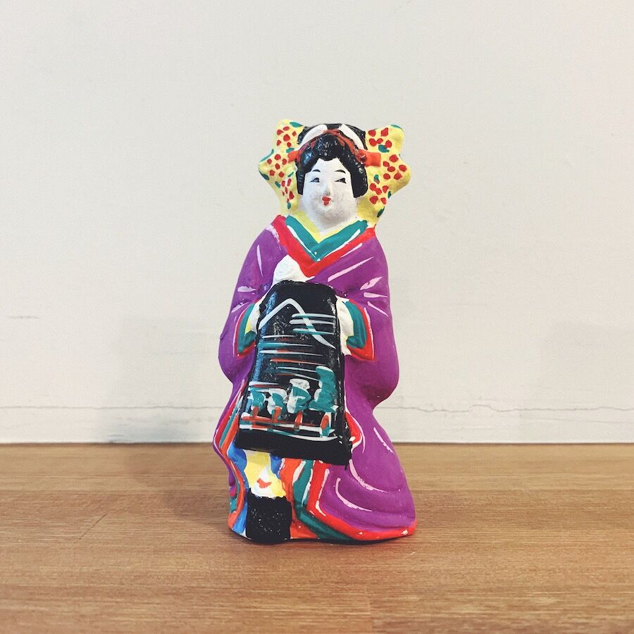 下川原土人形『花魁』 | 象々の郷土玩具