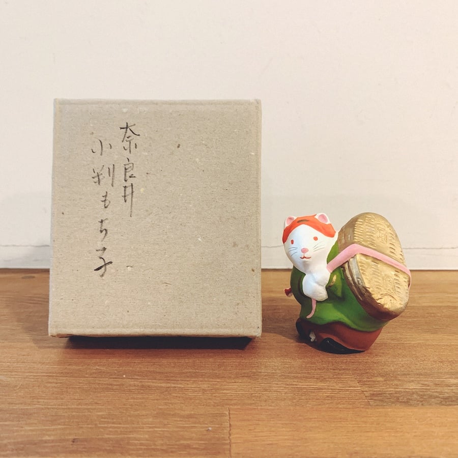 奈良井の土鈴『小判担ぎ子』 | 象々の郷土玩具