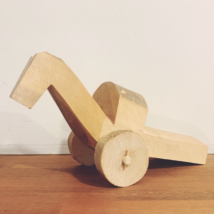 キジ車 北山田 郷土玩具 木地馬 民芸 古道具 アンティーク 大分県『北山田のきじ車・大』 | 象々の郷土玩具