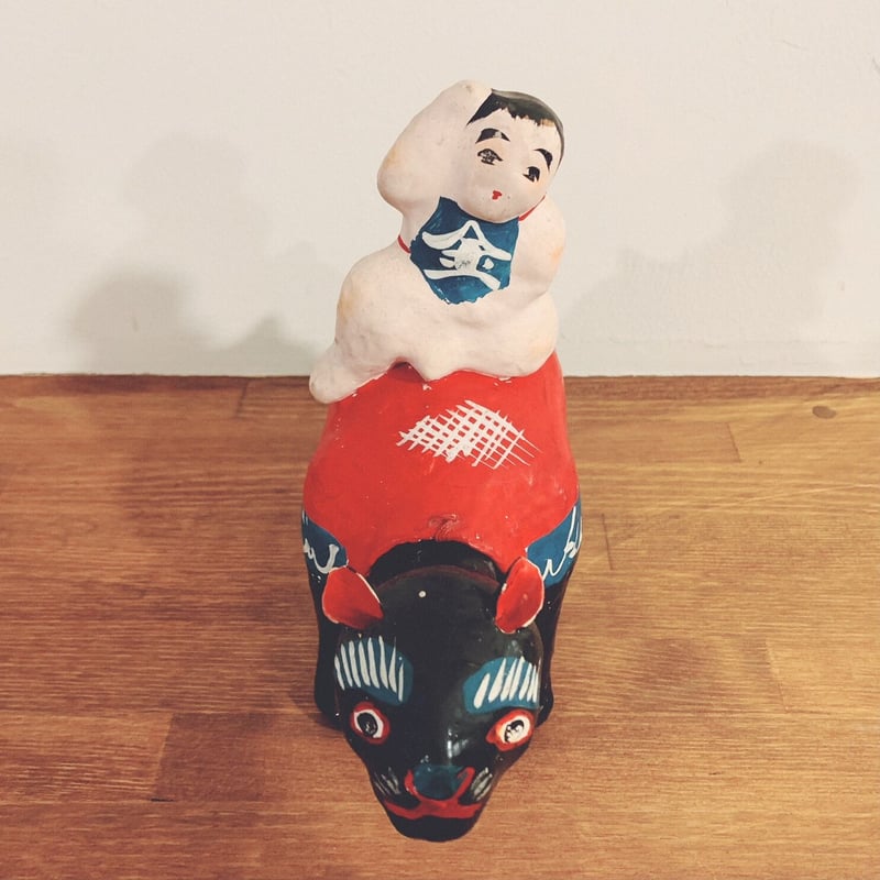 久ノ浜張子の『熊乗り金太郎』 | 象々の郷土玩具