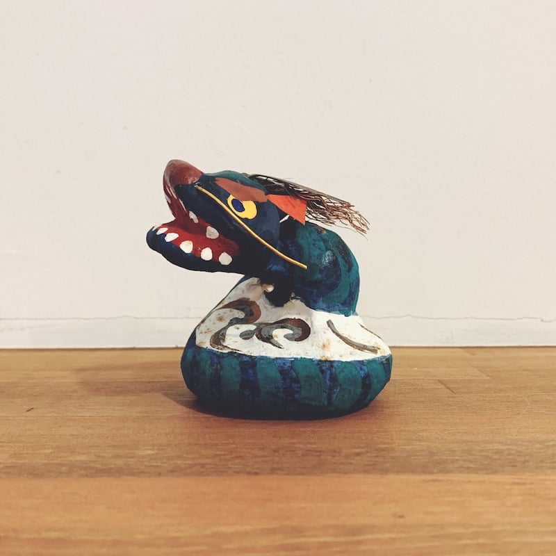 下総玩具・首振り張子『辰』 | 象々の郷土玩具