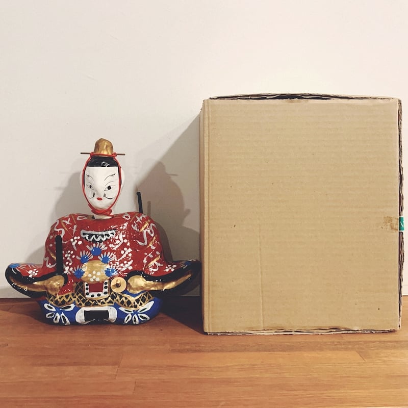 【郷土玩具】廃絶　門司ヶ関張子　天神 大阪張り子『天神』 | 象々の郷土玩具