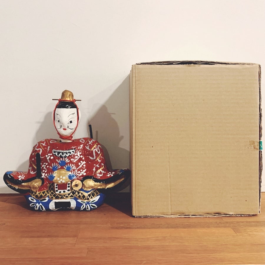 郷土玩具　土人形　天神　張子　まとめ売り10点　置物 大阪張り子『天神』 | 象々の郷土玩具