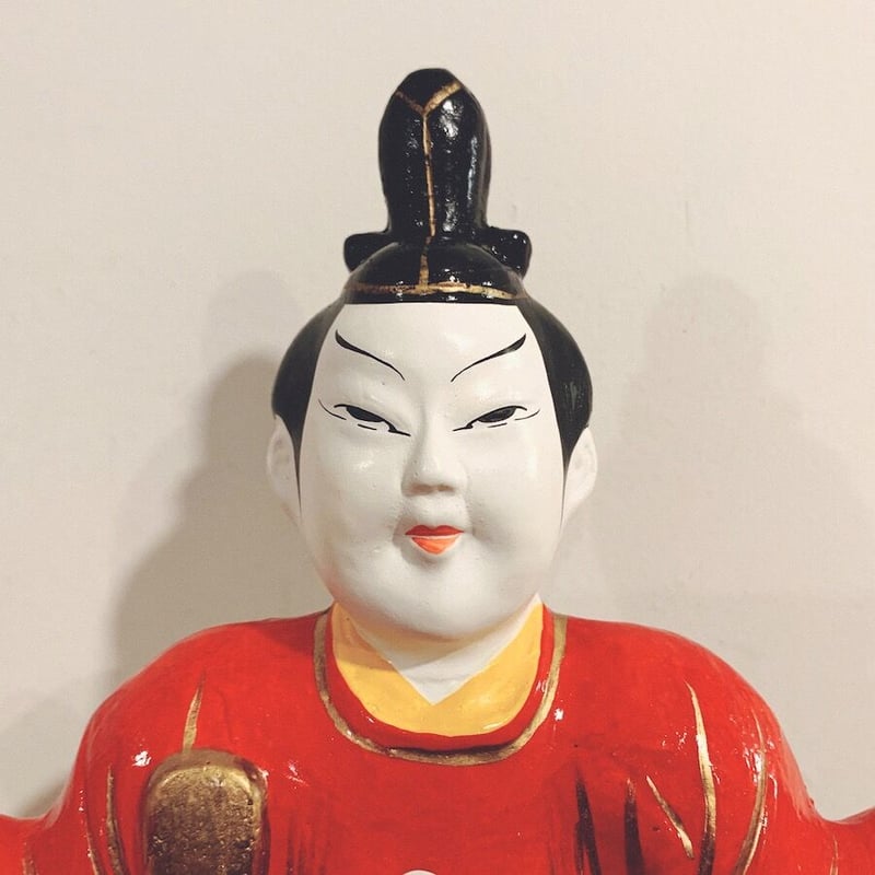 三次人形『1番天神・台付座天神』 三次人形『座天神・大』 | 象々の郷土玩具