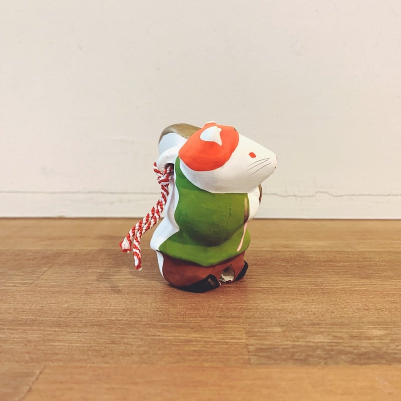 奈良井の土鈴『小判担ぎ子』 | 象々の郷土玩具