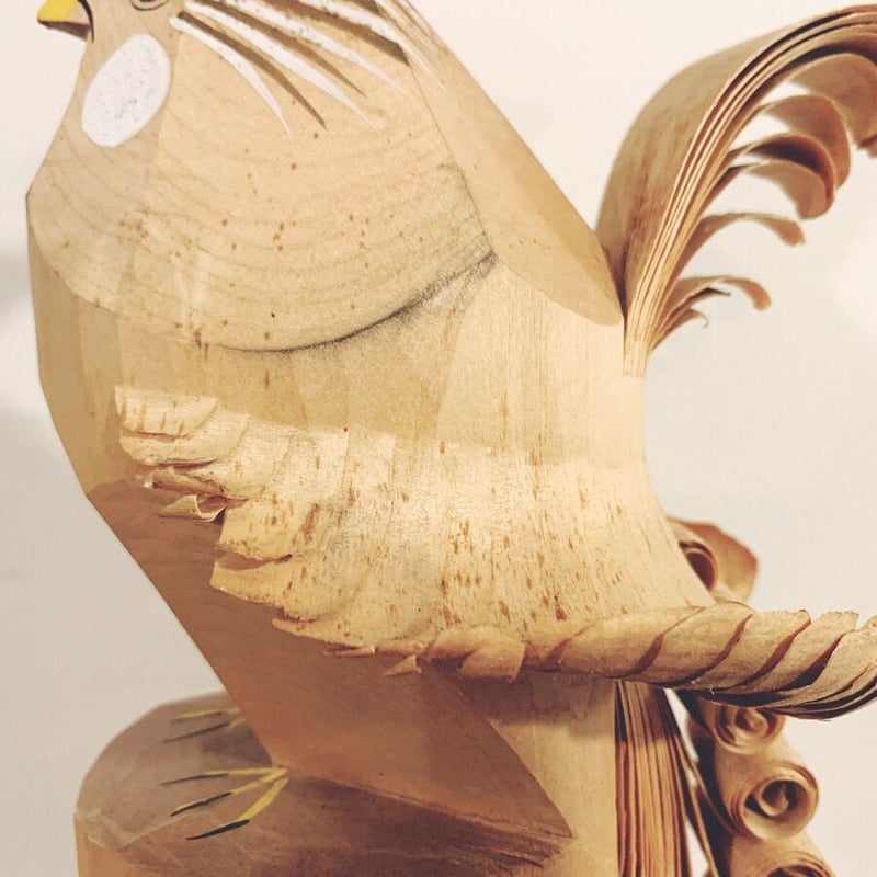 郷土玩具　埼玉　飯能の一刀彫り羅漢　作者:大河原宏彰(美楽堂) 飯能 丸木彫人形（獅子舞）：大河原宏彰さん | 郷土玩具の杜