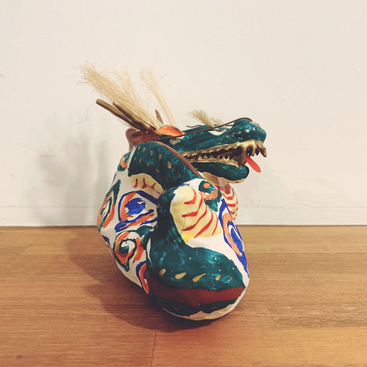 【郷土玩具】廃絶　青森張子　龍 郷土玩具】廃絶 青森土人形 馬乗り天神 - メルカリ