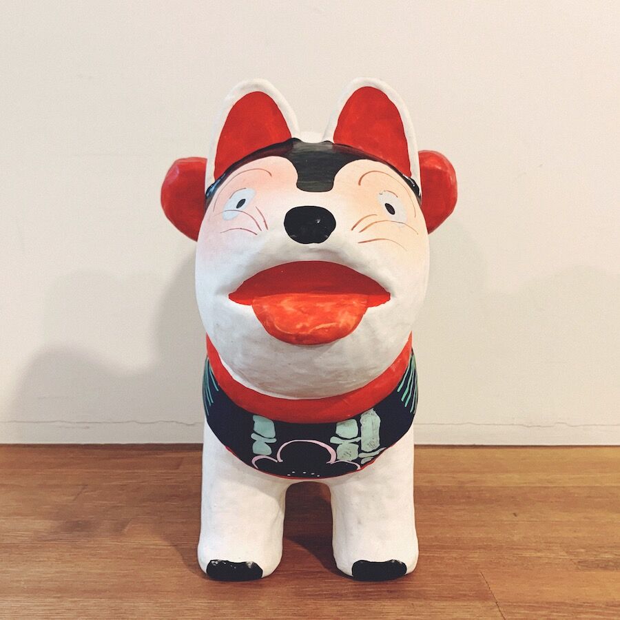 江戸張子・いせそう『福犬』 | 象々の郷土玩具