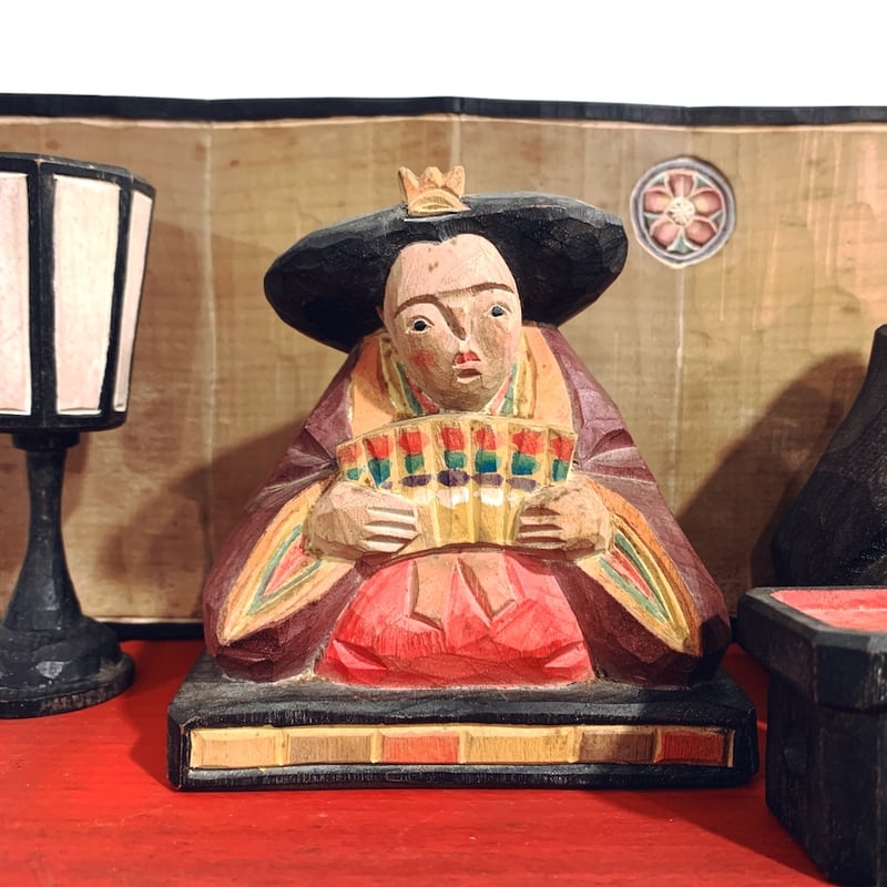 但馬木彫・松田一戯『雛』 | 象々の郷土玩具