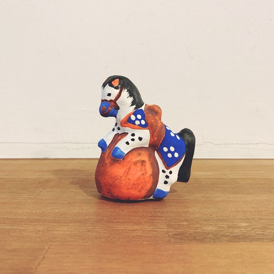 テコチチ　素晴らしい時代人形です。春山作　古いものす。元箱、台付 商品詳細｜【三春駒・三春張子など】福島の郷土玩具｜デコ屋敷大黒屋