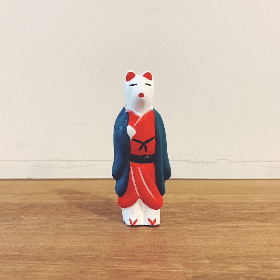 今戸人形『羽織狐』 | 象々の郷土玩具