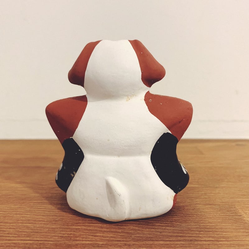 中湯川人形　犬　4点 会津・中湯川人形『扇持ち・戌』 | 象々の郷土玩具